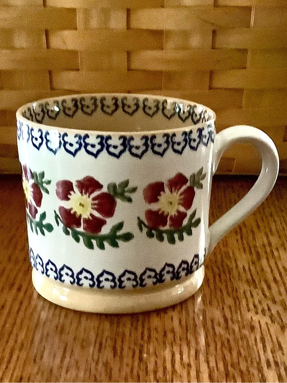 Nicholas Mosse Old Rose 3 1/4”  Large Mug Excellent!